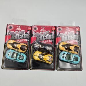 Lot of Three Legend Toys Die-Cast Racer 2 Packs